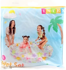 Intex opblaasbaar kinderzwembad met zomerse print 122 × 25 cm