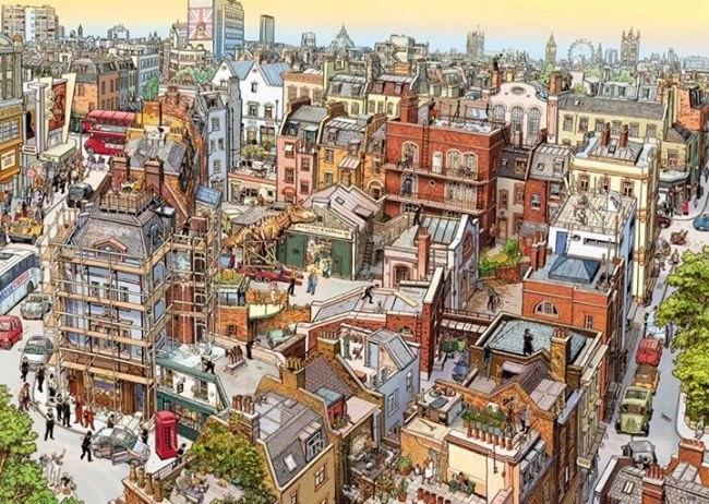 Puzzel Sherlock 2000 stukjes van HEYE