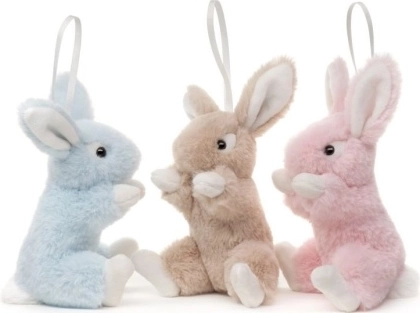 Milieuvriendelijk pluchen konijntje 15 cm (3 kleuren)