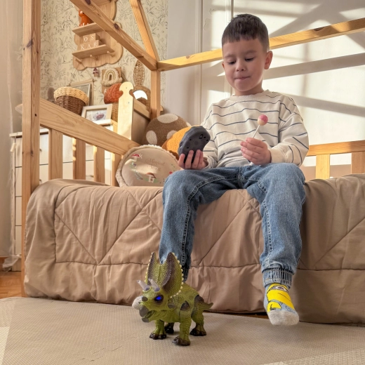 Lichten en dinosaurusgebrul