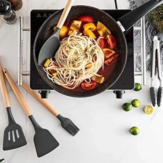 Zacht siliconen voor antiaanbak kookgerei