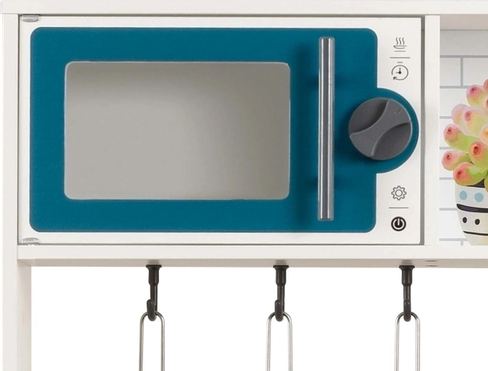 Oven en magnetron met opening en transparant venster