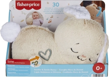 Fisher-Price rustgevend pluche konijntje met muziek