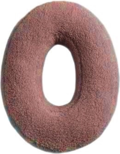 Mealini pluchen letter O roze - 1 stuk