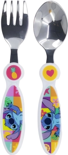 Kinderbestek Stitch – lepel en vork
