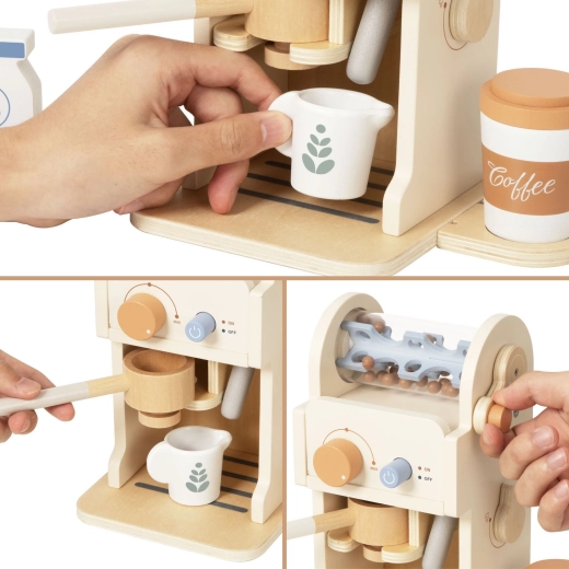 Interactief koffiezetapparaat als een echte
