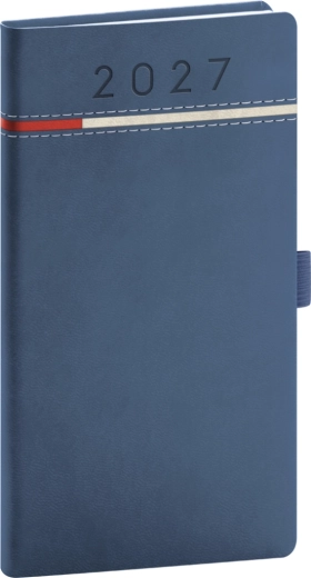Notique zakagenda Tomy 2027 blauw-rood 9 × 15,5 cm