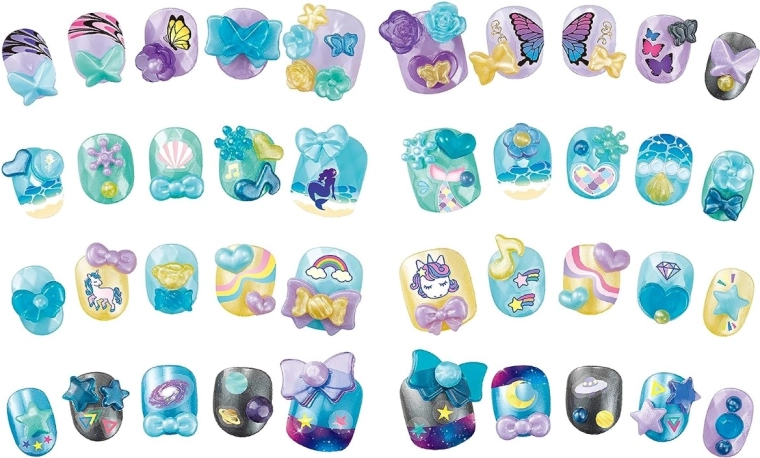 3D versieringen en thematische nagelstickers