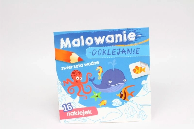 Kleuren en plakken: Waterdieren