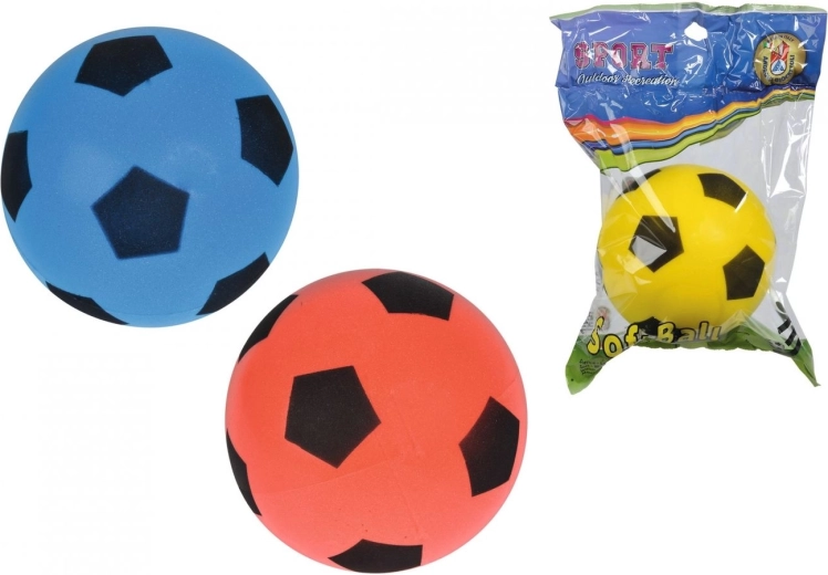 Zachte voetbal Androni, 20 cm (3 soorten) - 1 stuk