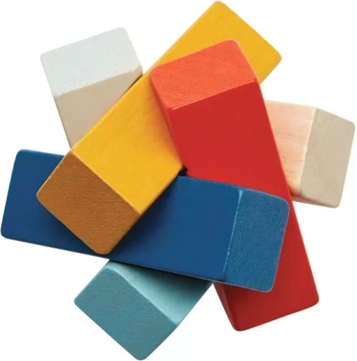 PlanToys logische puzzel rechthoeken