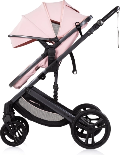 Omkeerbare zitting en verstelbare kap