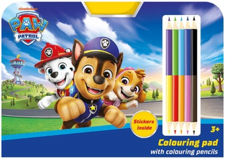Tekenset met kleurpotloden Paw Patrol