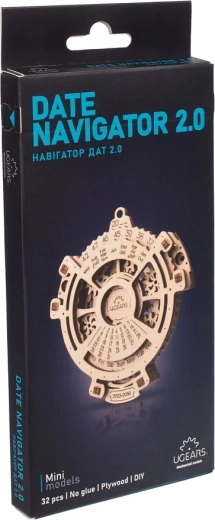 Ugears 3D houten mechanische bouwset – eeuwigdurende kalender