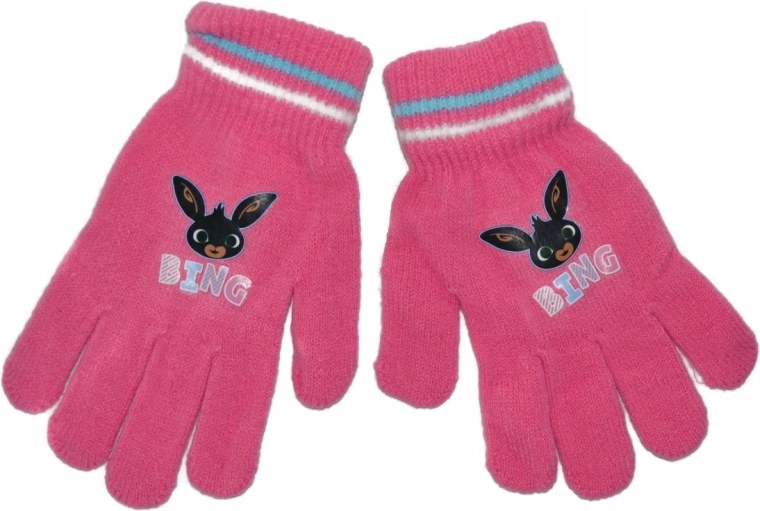 Roze kinderhandschoenen Bing - 1 stuk