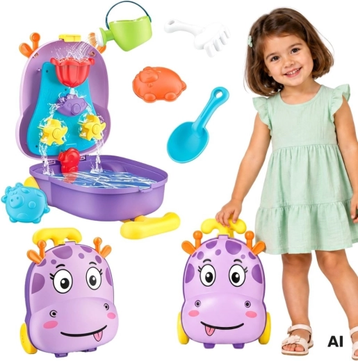 Woopie kofferset voor zand en water met hertenmotief