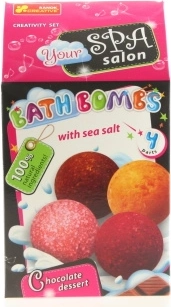 Set voor het maken van badbruisballen – chocolade