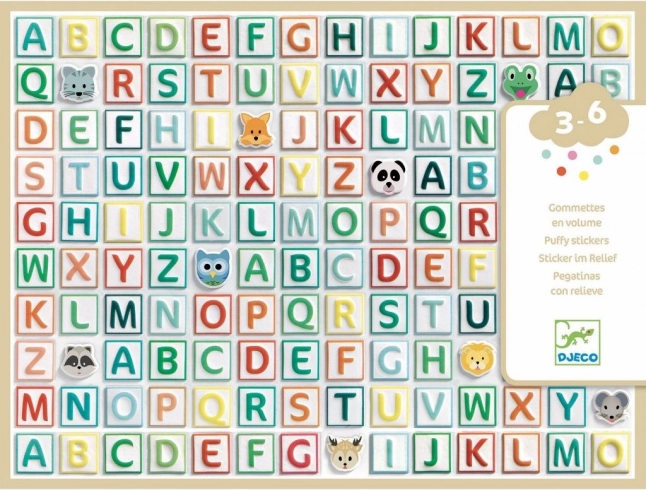 Alfabetstickers DJECO