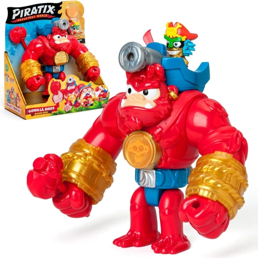 Piratix Adventure World set met figuur en accessoires Crazy Jungle Gorilla Bros Boom Ben