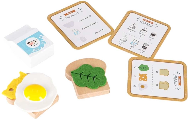 Houten accessoires voor kleine koks