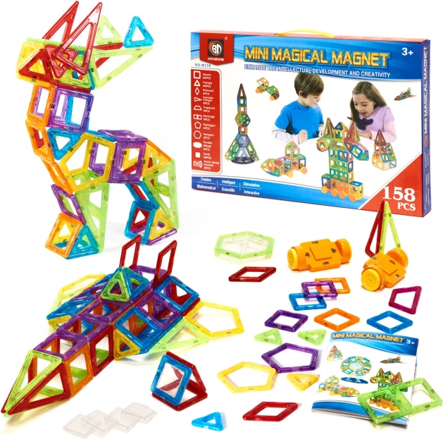 Magnetische bouwsteen voor kinderen Magical Magnet 162 stuks