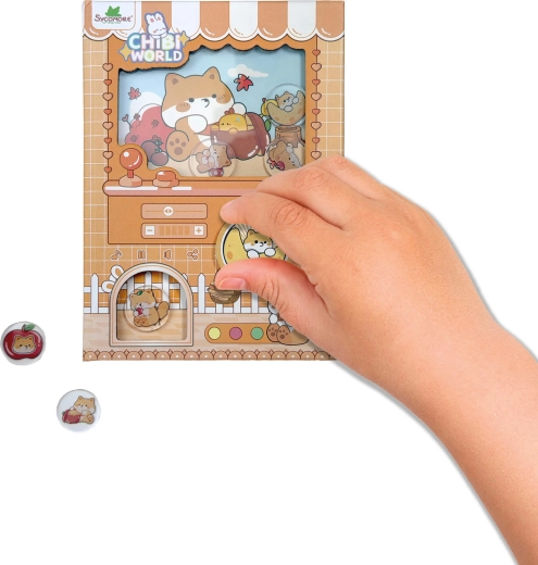 Chibi wereld gashapon notitieboekje – hond - 1 stuk