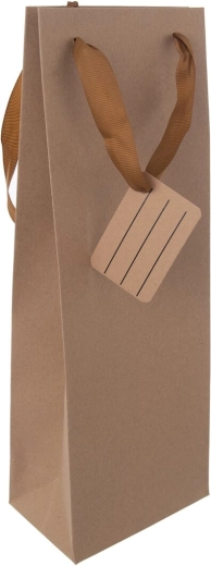 Cadeaupapieren wijntas Nature 12 × 8,5 × 36 cm