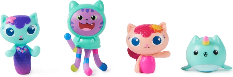 Vier iconische figuren uit de serie