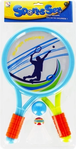 Mega Creative kindersets met rackets, bal en shuttle