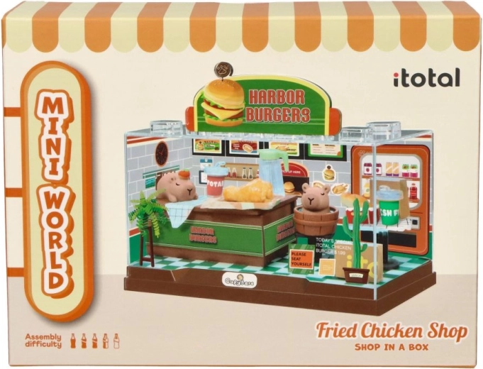 i-Total mini burgerrestaurant – unieke DIY-diorama