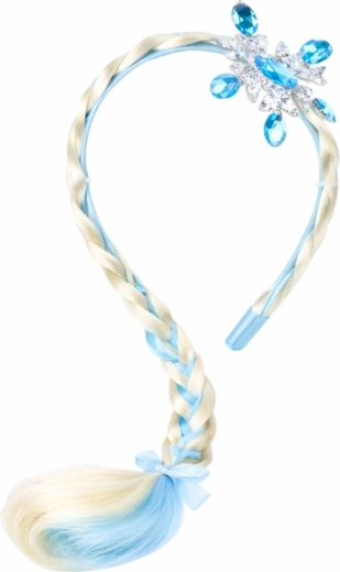 Sprankelende sneeuwvlok en blauwe steentjes