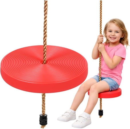 Kruzzel hangschommel voor kinderen met ronde zitting