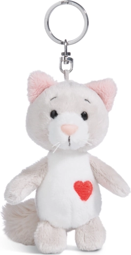 NICI sleutelhanger Love pluizig katje 10 cm