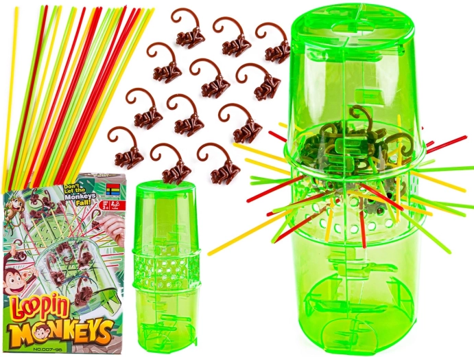 Loopin Monkeys vallende aapjes – behendigheidsspel