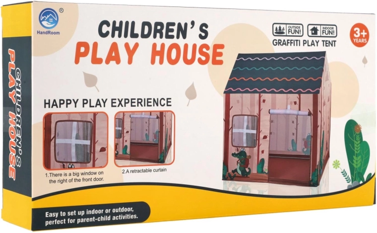 Groot raam en oprolbaar gordijntje