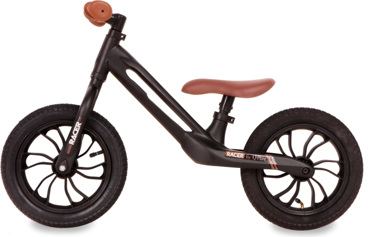 QPlay loopfiets Racer bruin