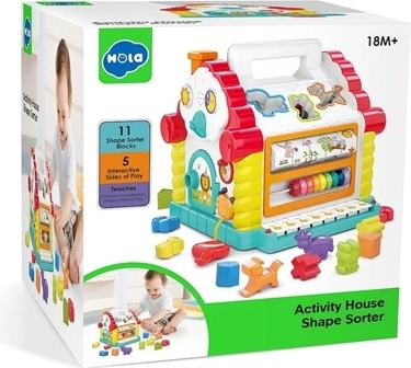 Huisje met insteekvormen Hola Smily Play