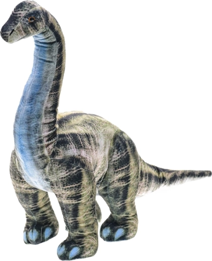 Pluchen brontosaurus 55 cm – staande dinosaurus voor kinderen vanaf de geboorte