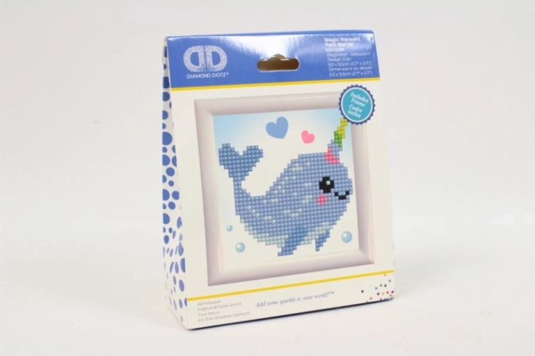 Diamond Dotz Magic narwal – set voor diamond painting