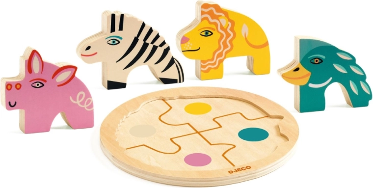 Geleide groeven voor intuïtief puzzelen