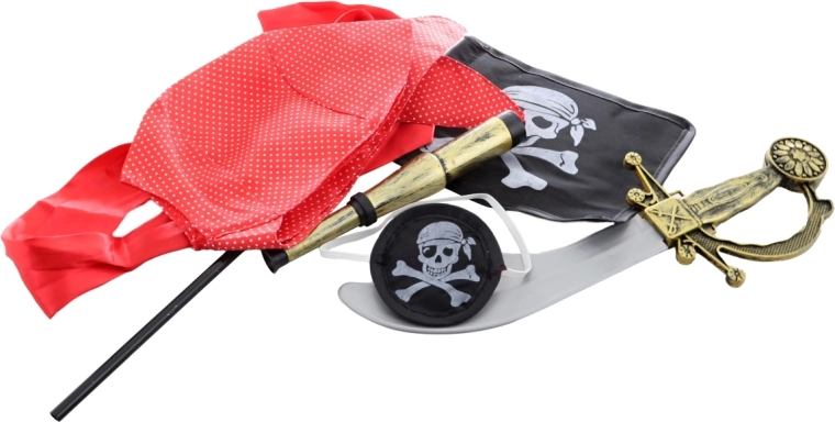 Alles-in-één: complete piratenuitrusting