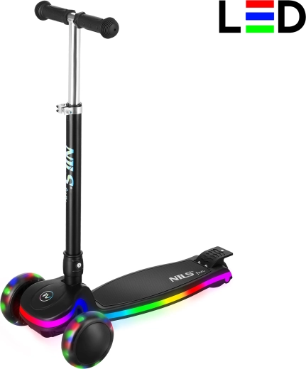 Nils Fun kinderdriewielstep met LED-deck