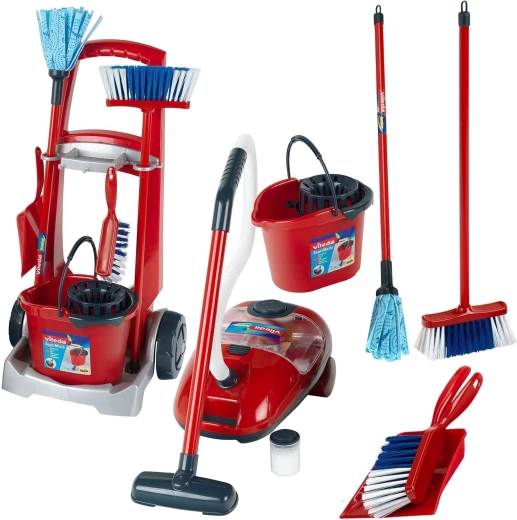 Complete schoonmaakuitrusting in VILEDA JUNIOR-stijl