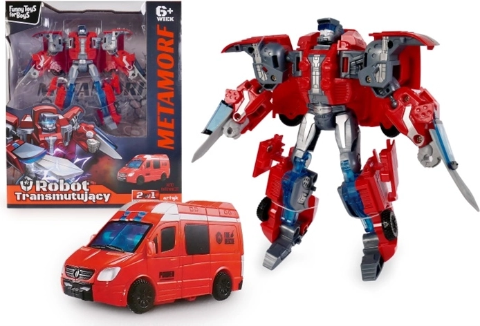 Transformeerbare ambulance en robot Pogotowie