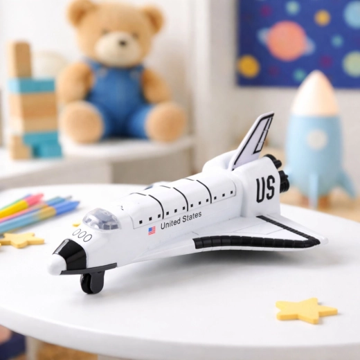 Realistische uitstraling geïnspireerd op een shuttle