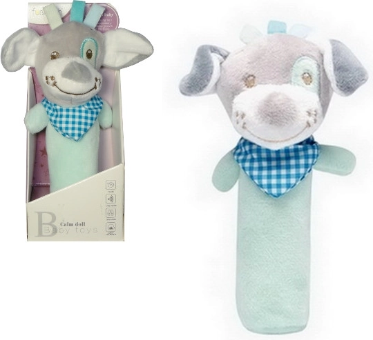 Sensorische pluchen hondje voor baby’s