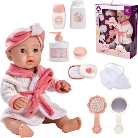 Babypop met badaccessoires