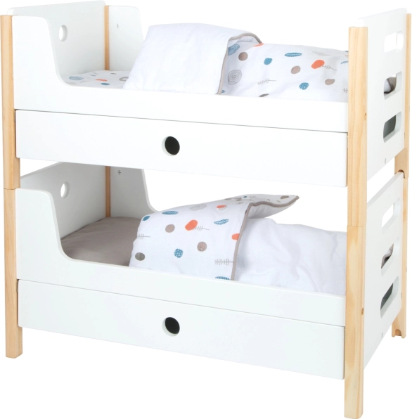 houten stapelbed voor poppen Little Button