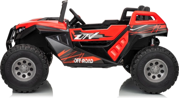 Elektrische kinderbuggy Monster Speed 4x4, rood