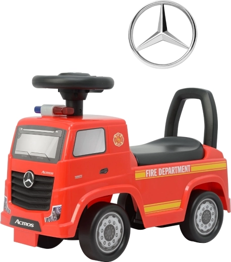 Milly Mally loopauto Mercedes-Benz Actros brandweerwagen rood